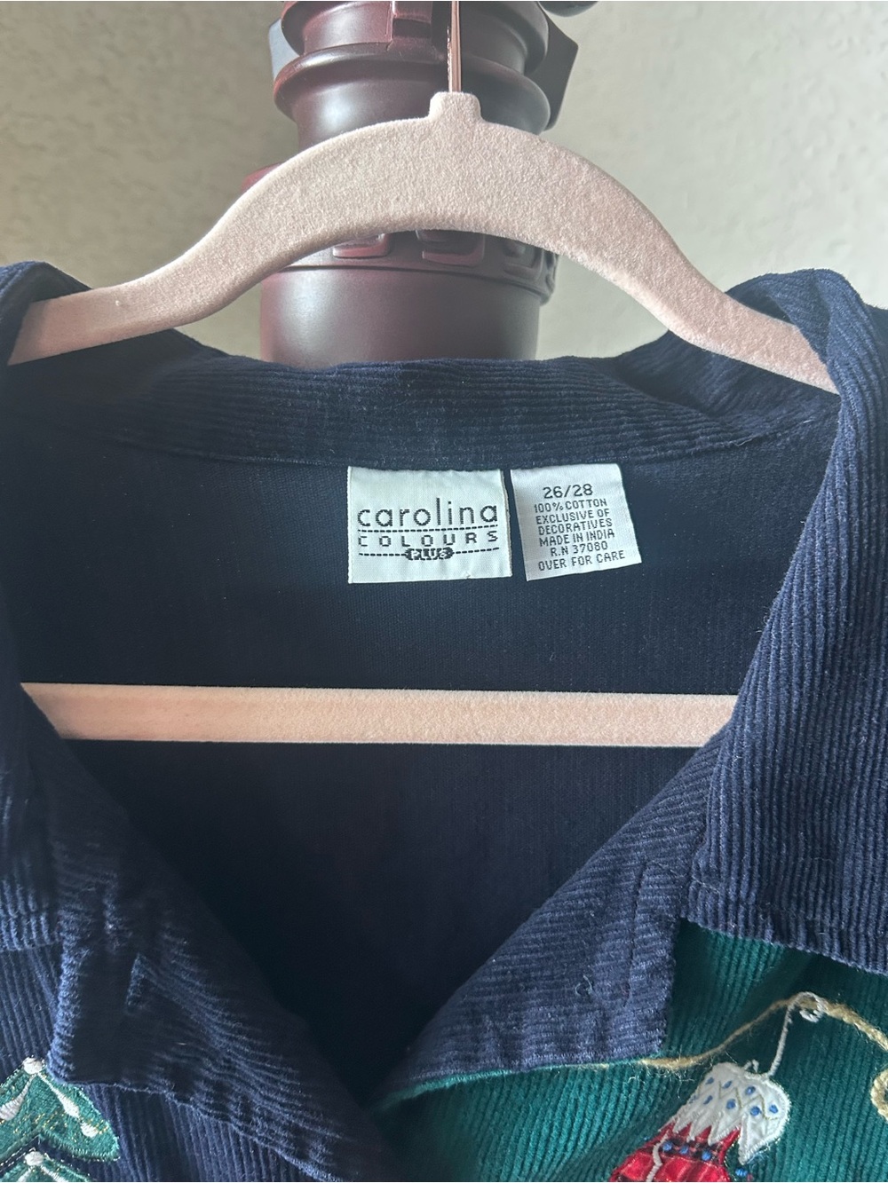 Carolina Colours Women's Navy Corduroy Jacket
